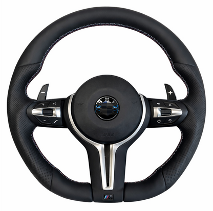 E-Series Flat Steering Wheel Silver Plug & Play