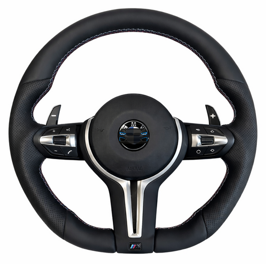 E-Series Flat Steering Wheel Silver Plug & Play