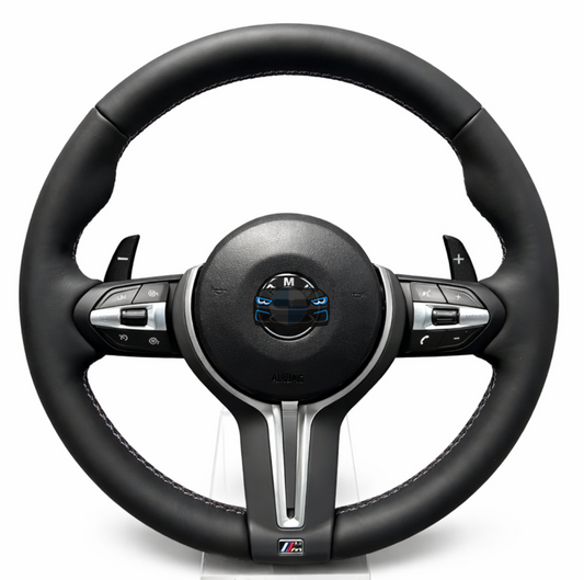 F-Series Round Steering Wheel Silver Plug & Play