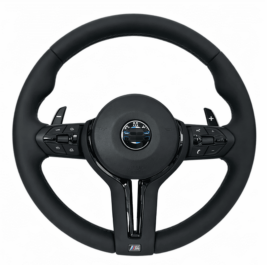 F-Series Round Steering Wheel Black Plug & Play
