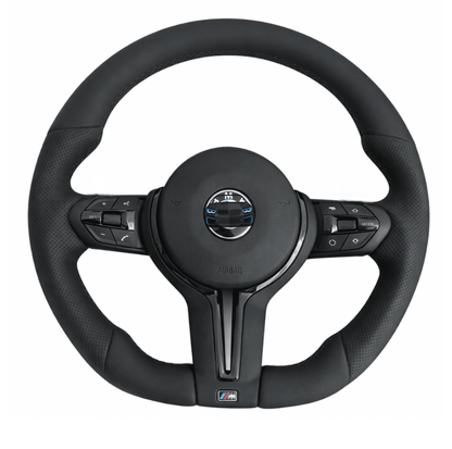 E-Series Flat Steering Wheel Black Plug & Play