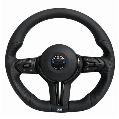 F-Series Flat Steering Wheel Black Plug & Play