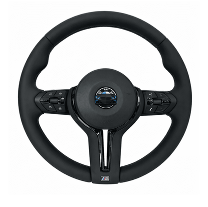 F-Series Round Steering Wheel Black Plug & Play