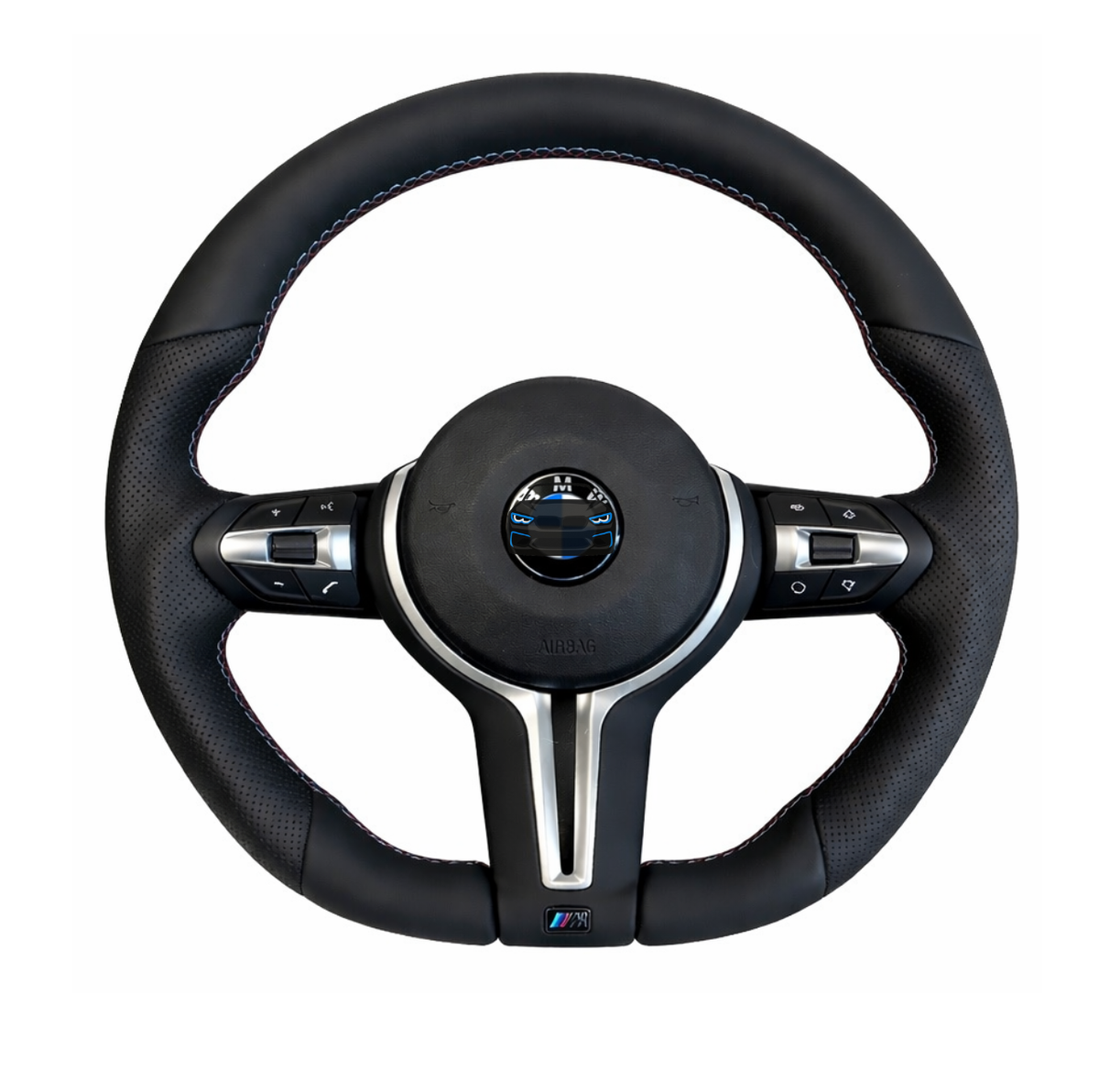 E-Series Flat Steering Wheel Silver Plug & Play