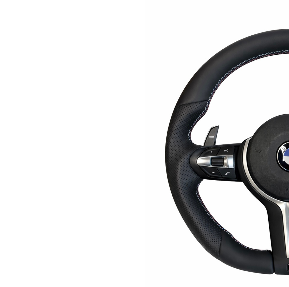 E-Series Flat Steering Wheel Silver Plug & Play