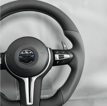 F-Series Flat Steering Wheel Silver Plug & Play