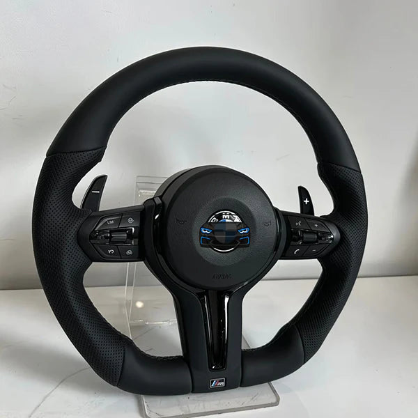 F-Series Flat Steering Wheel Black Plug & Play