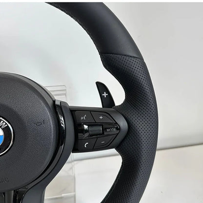 F-Series Flat Steering Wheel Black Plug & Play