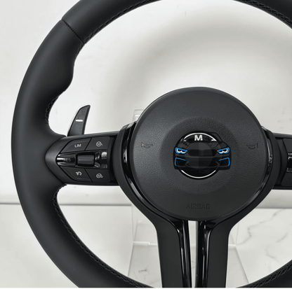 F-Series Round Steering Wheel Black Plug & Play
