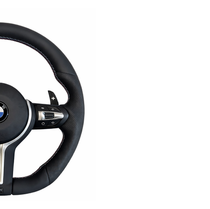 E-Series Flat Steering Wheel Silver Plug & Play