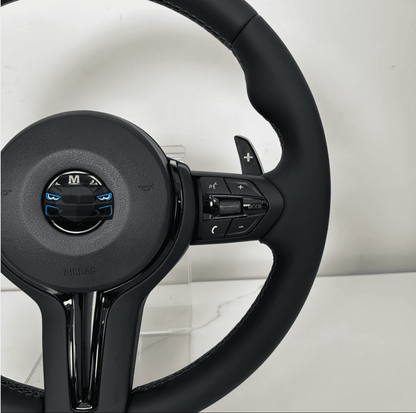 F-Series Round Steering Wheel Black Plug & Play