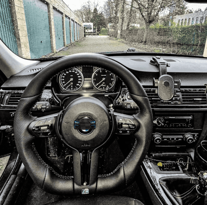 E-Series Flat Steering Wheel Black Plug & Play