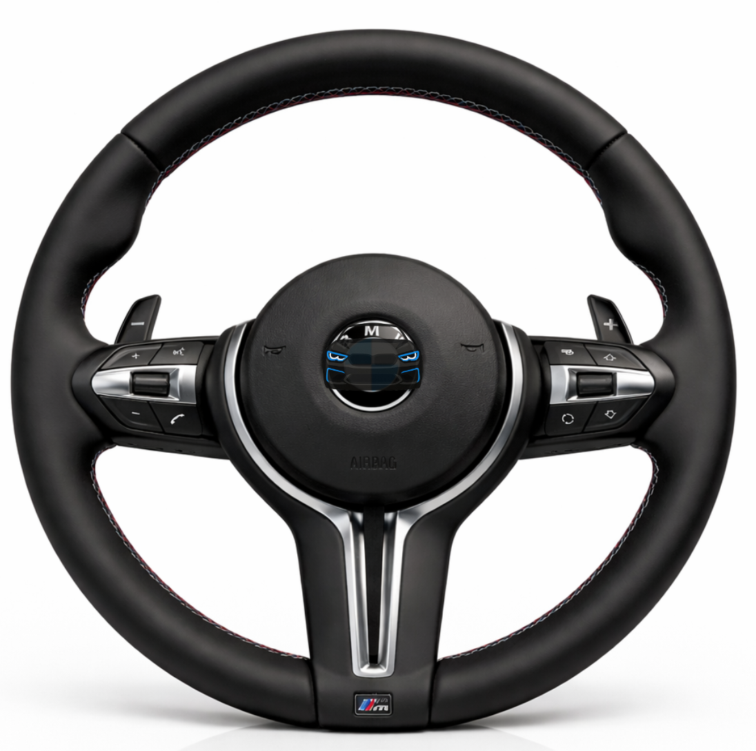 E-Series Round Steering Wheel Silver Plug & Play