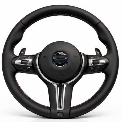 E-Series Round Steering Wheel Silver Plug & Play