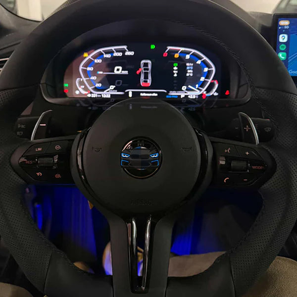 F-Series Flat Steering Wheel Black Plug & Play