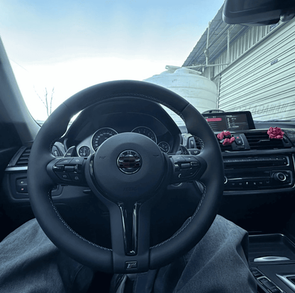 F-Series Round Steering Wheel Black Plug & Play