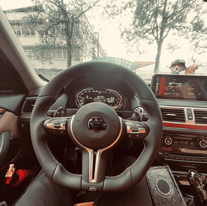 F-Series Flat Steering Wheel Silver Plug & Play