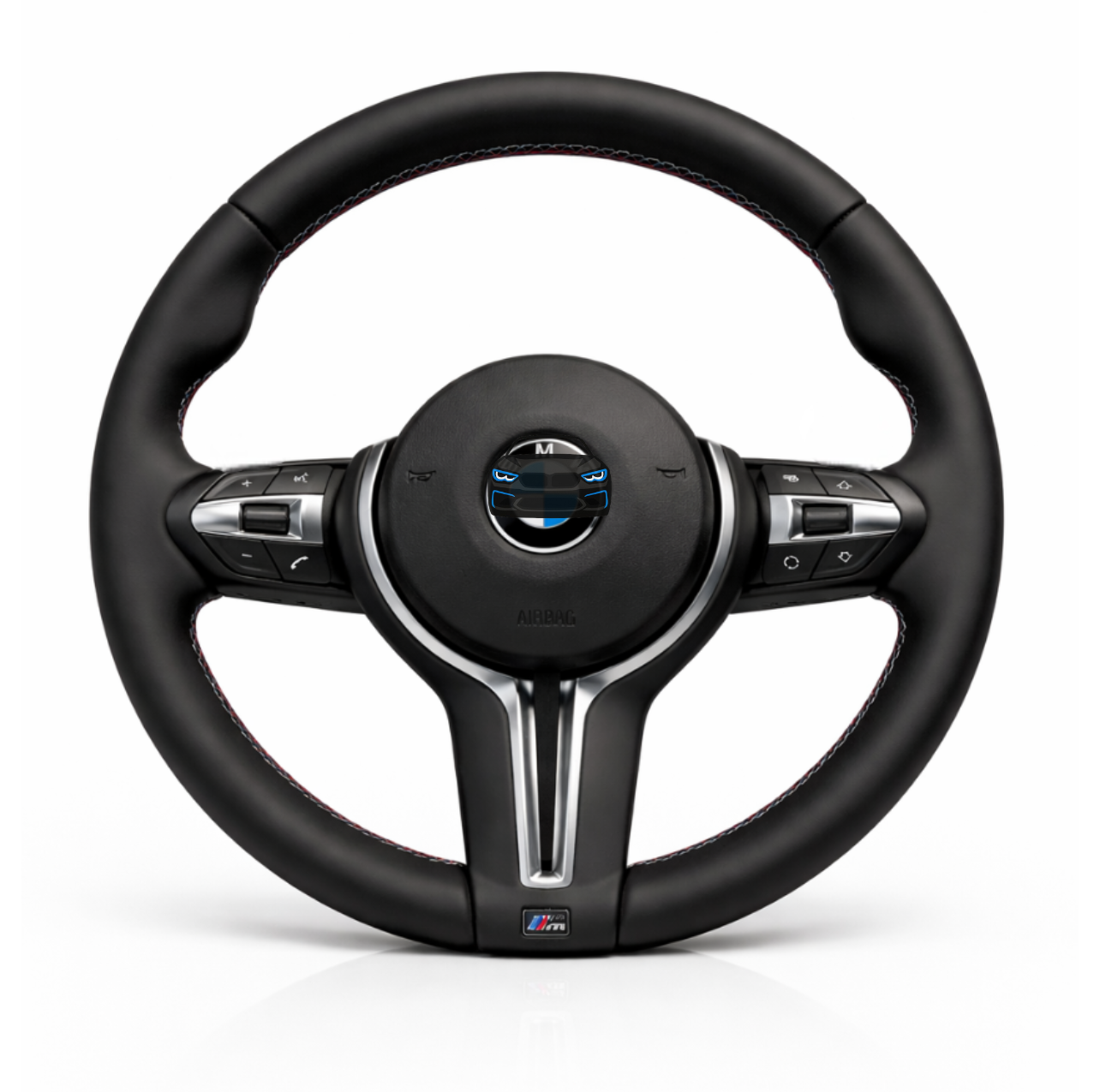 E-Series Round Steering Wheel Silver Plug & Play