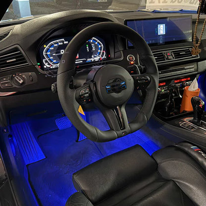 F-Series Flat Steering Wheel Black Plug & Play