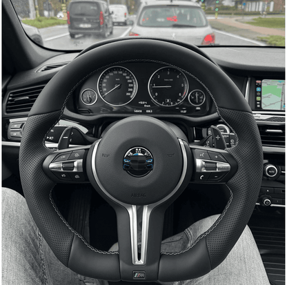 F-Series Flat Steering Wheel Silver Plug & Play
