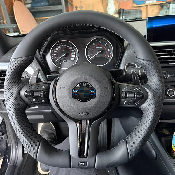 F-Series Flat Steering Wheel Black Plug & Play