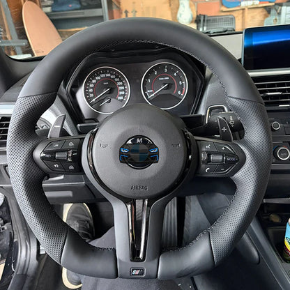 F-Series Flat Steering Wheel Black Plug & Play