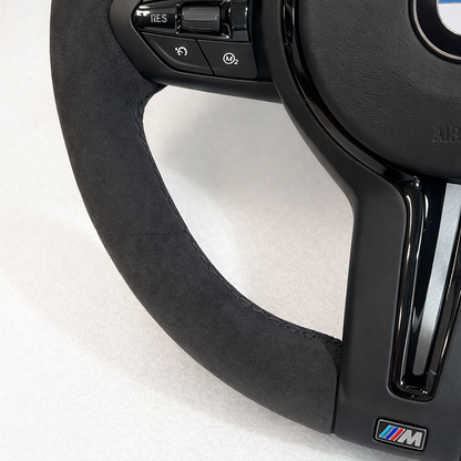 F-Series Round Steering Wheel Alcantara Plug & Play